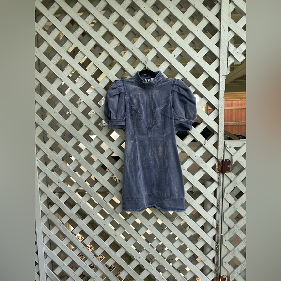 Elliatt Blue Denim Mini Dress